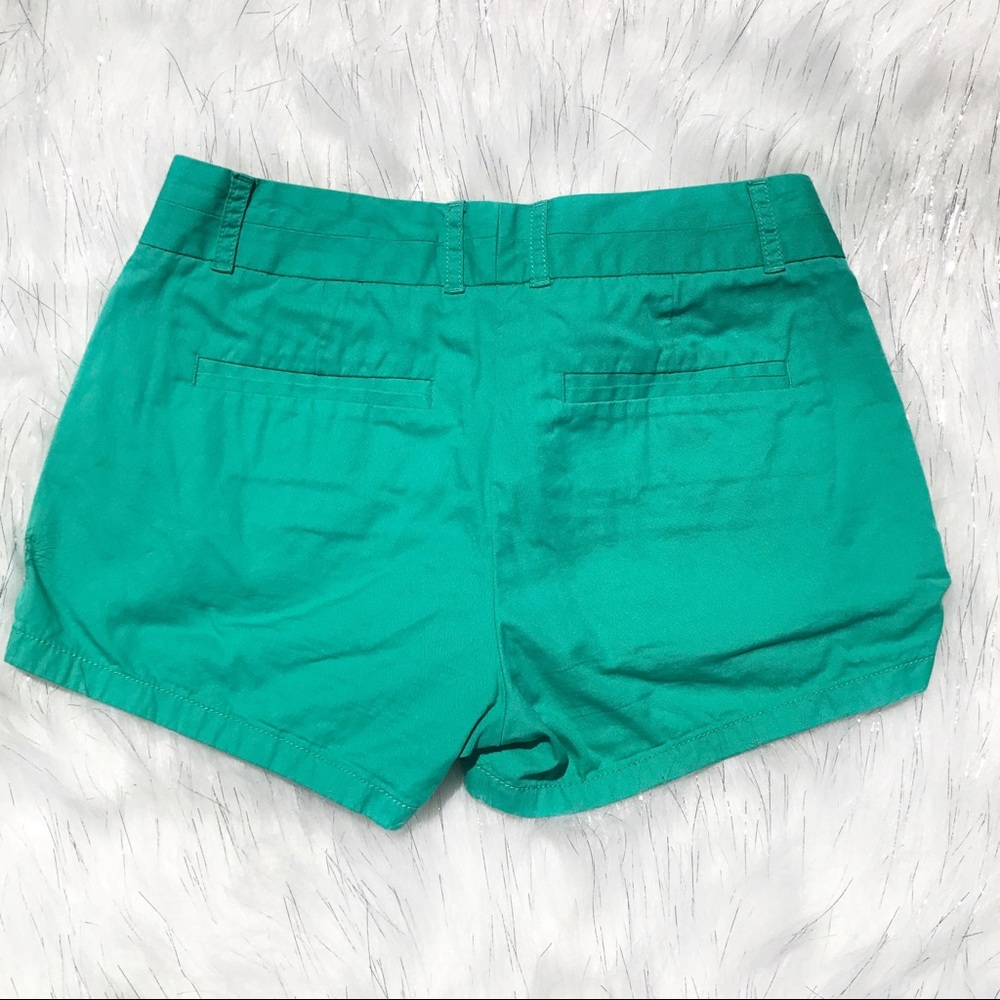 J. Crew Factory Broken In Green Chino Shorts - Picture 3 of 3